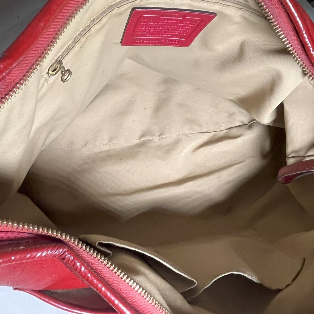 Coach Ergo Patent LARGE Hobo Tote Bag - Purse Large Satchel F12887 - Picture 7 of 7